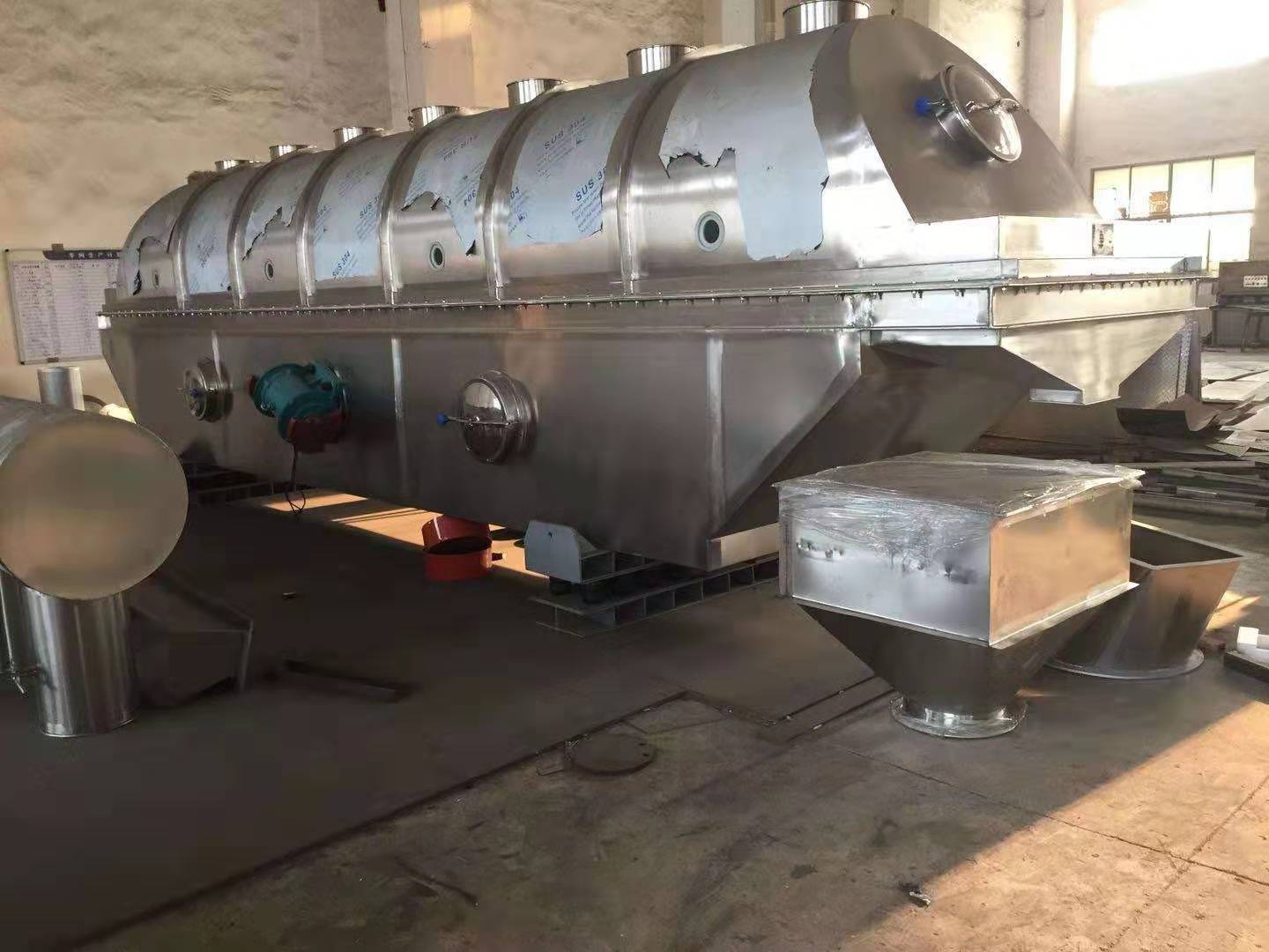 7月16日GZQ-6*0.6型振動(dòng)流化床制造完成，待發(fā)貨！