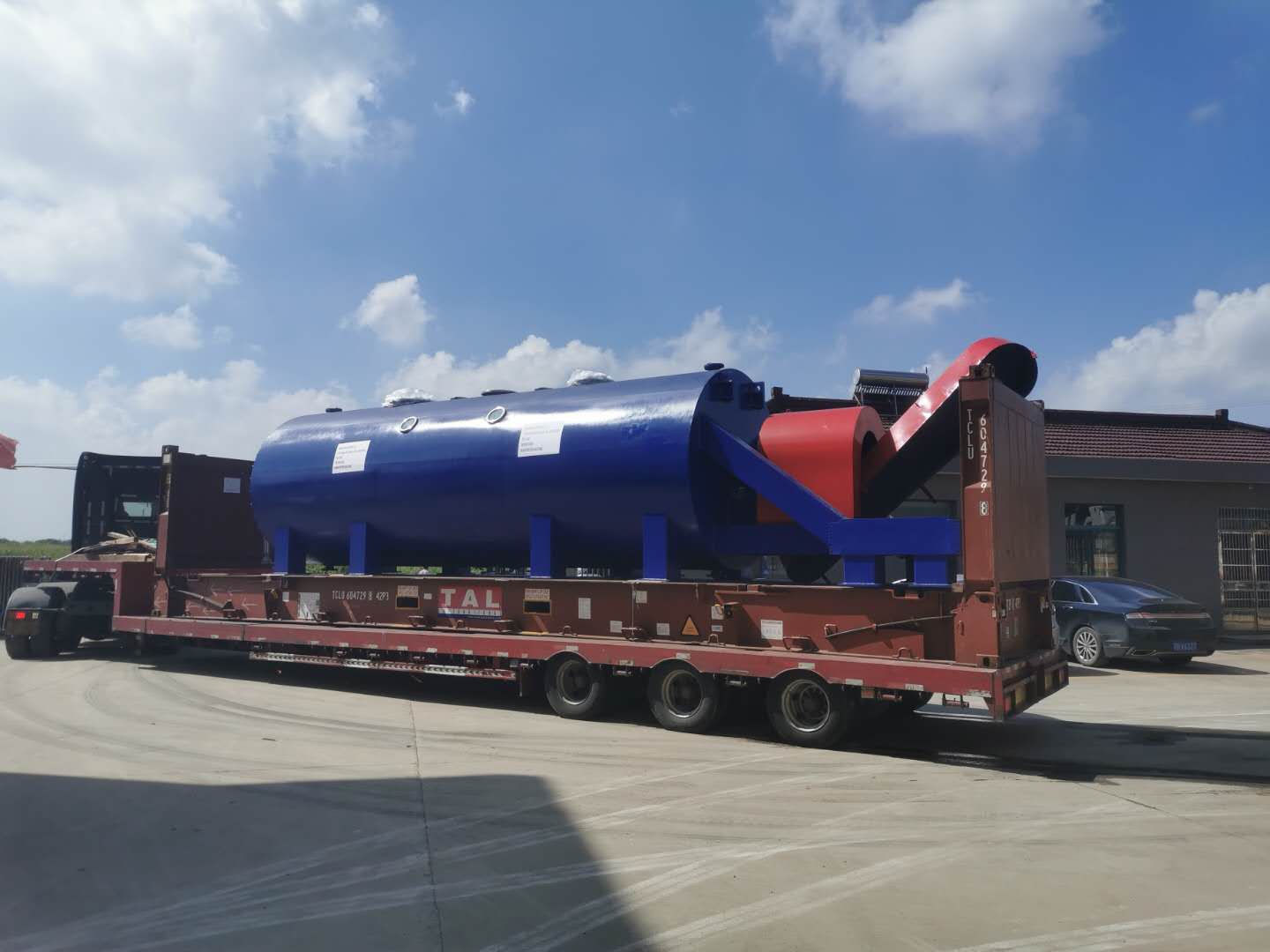 2月20日，ZPG-10000L型真空耙式干燥機發(fā)貨！